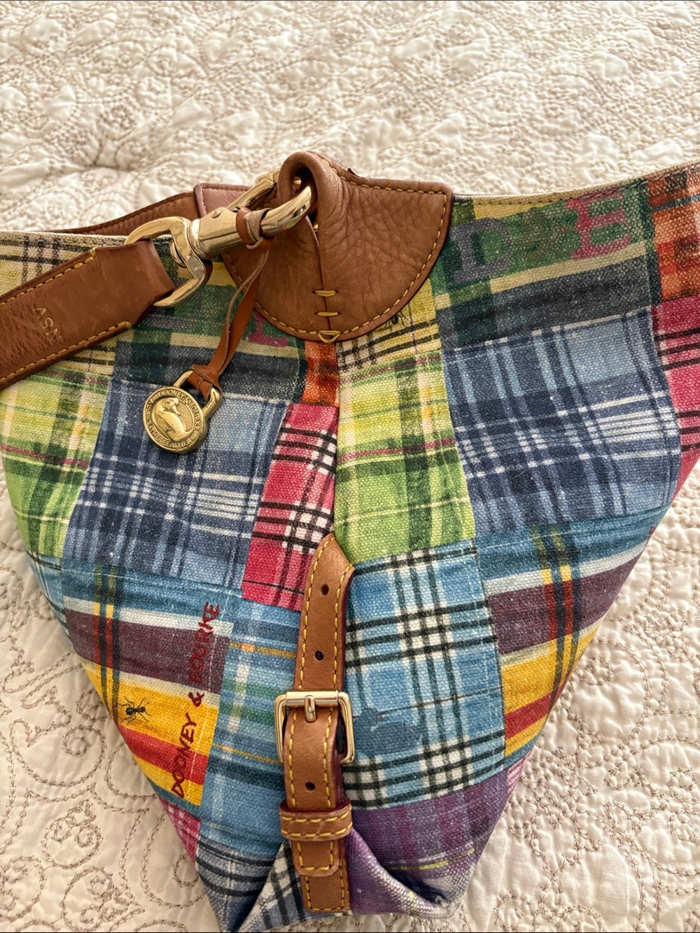 DOONEY & BOURKE Patchwork Plaid Purse - Picture 5 of 15